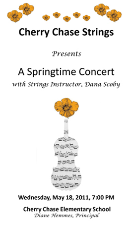 Cherry Chase Strings Spring Concert